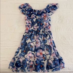 Miss Behave blue floral dress